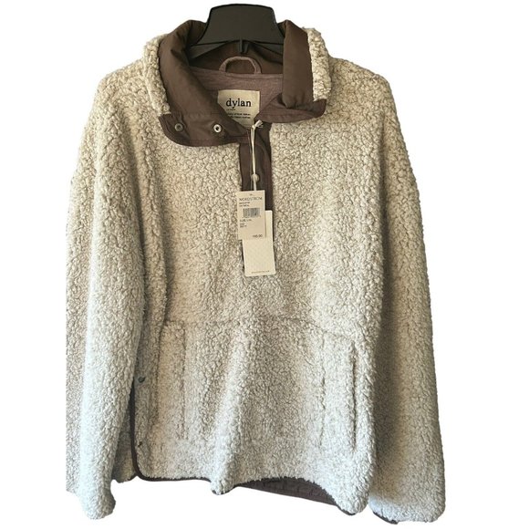 Dylan Plush Sherpa Fleece Pullover Womens Size XL NEW W/TAGS! $195 - Picture 5 of 12